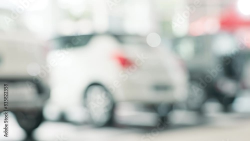 Wallpaper Mural Car dealership, vehicle and blurred with mobile, transport and discount with sales, travel and business. Company, purchase and empty with taxi, buy and road trip with parking, journey and production Torontodigital.ca