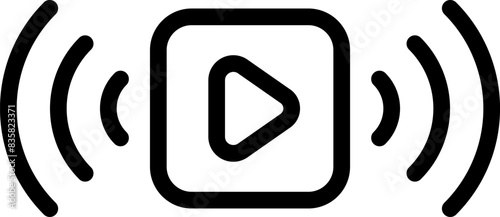 Live Vector Icon Isolated.