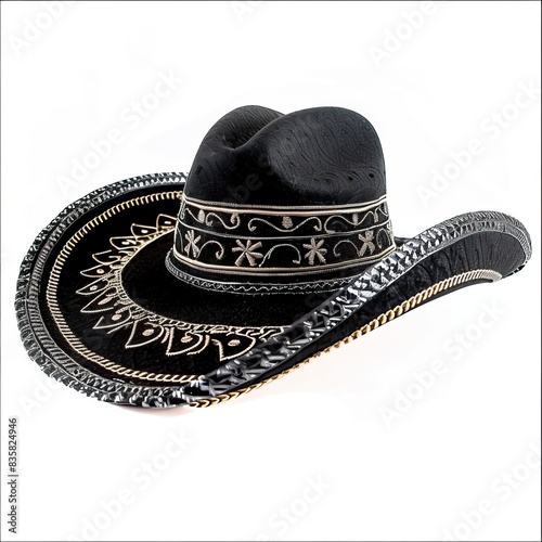 Obraz na płótnie black mexican sombrero