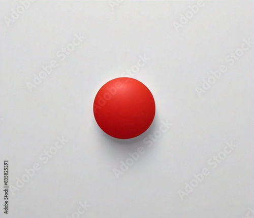 Wallpaper Mural red Ellipse on a white background Torontodigital.ca