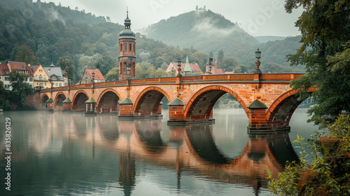 Old bridge in Heidelberg photo