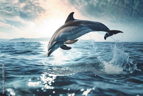 dolphin jumping out of water