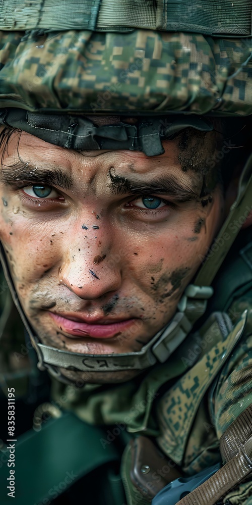 Portrait of a soldier