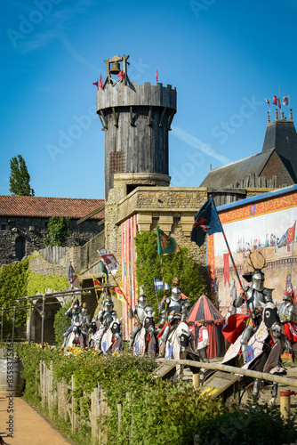 Wallpaper Mural view on a medieval show at Puy du Fou in France Torontodigital.ca