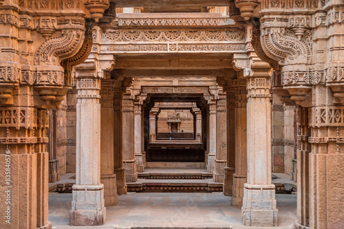 Adalaj Stepwell or Rudabai Stepwell is a stepwell located in the small town of Adalaj, close to Gandhinagar city in the Indian state of Gujarat, India.