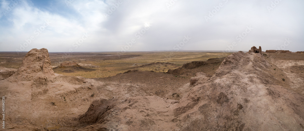 Ruins of ancient Ayaz-Kala Fortress