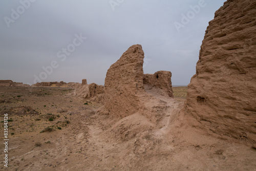 Ruins of ancient Ayaz-Kala Fortress