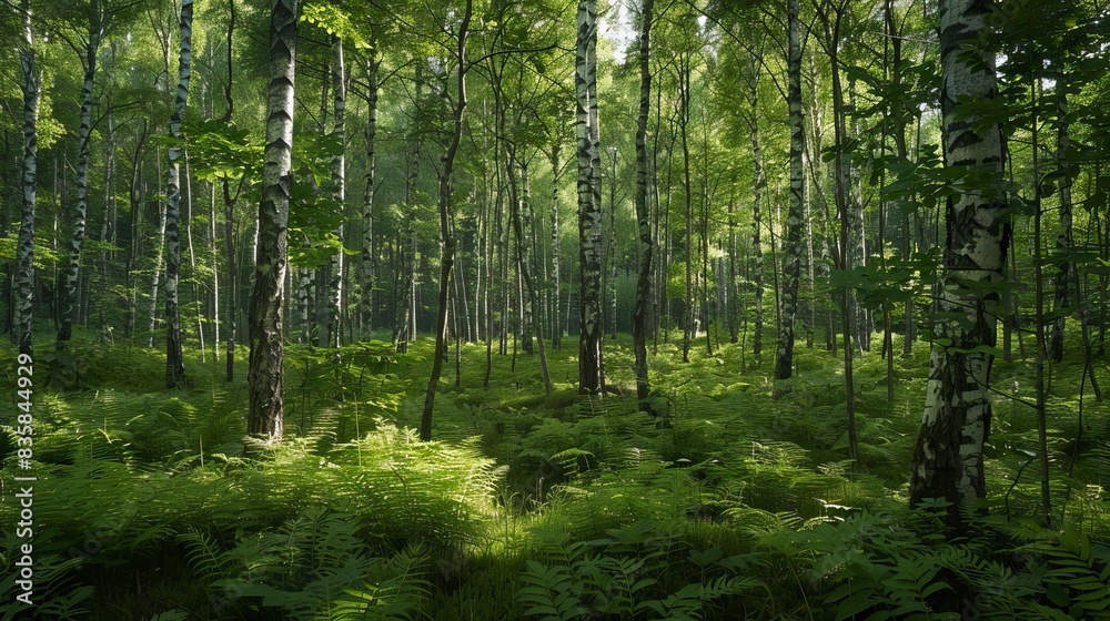 Obraz premium Birch Grove,birtch