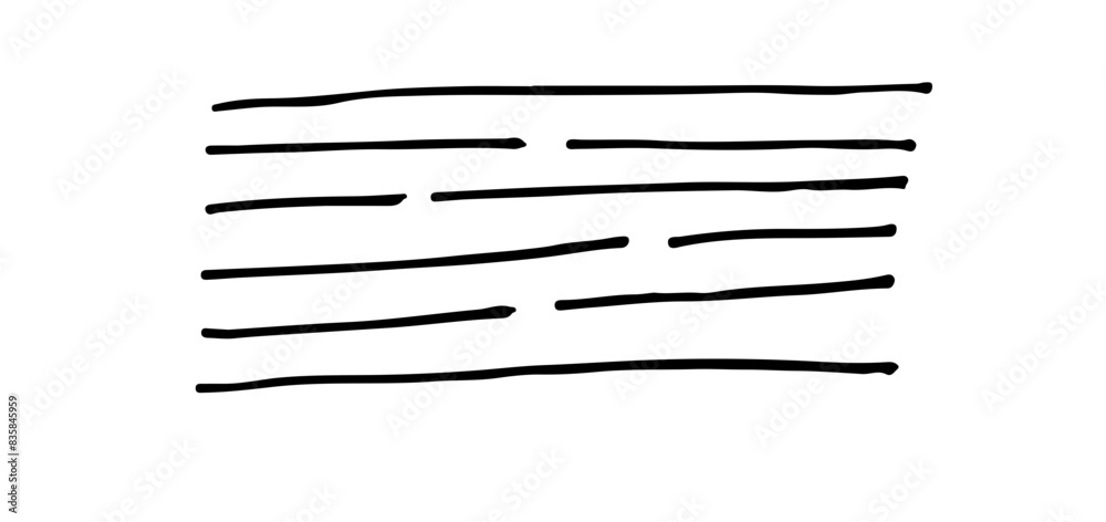 Abstract Border Divider Line Art Hand Drawn Abstract Border Divider Line Art Hand Drawn