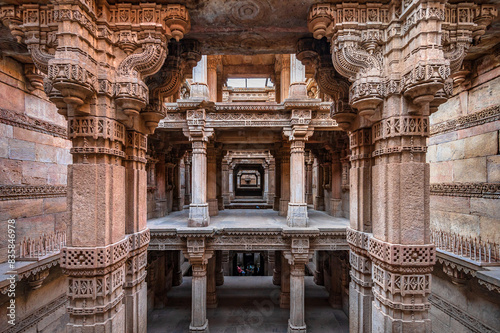 Adalaj Stepwell or Rudabai Stepwell is a stepwell located in the small town of Adalaj, close to Gandhinagar city in the Indian state of Gujarat, India.