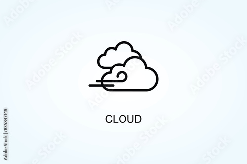 Cloud Vector Or Logo Sign Symbol Illustration