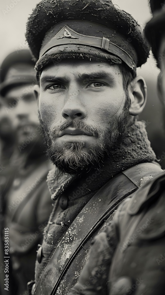 Portrait of a soldier from the First World War Portrait of a soldier from the First World War