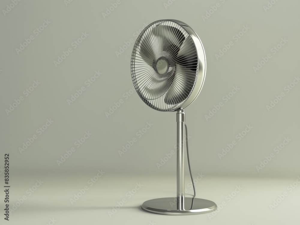 A modern electric fan with a minimalist design, displayed against a plain background. A modern electric fan with a minimalist design, displayed against a plain background.