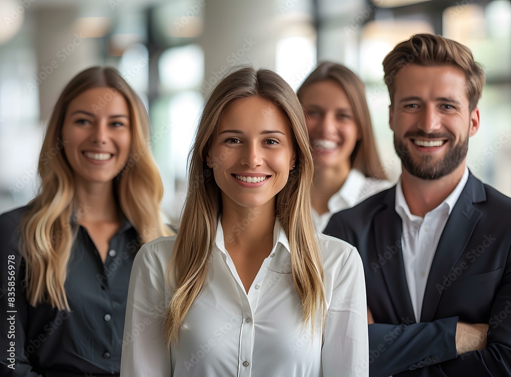 portrait of a group of business people portrait of a group of business people