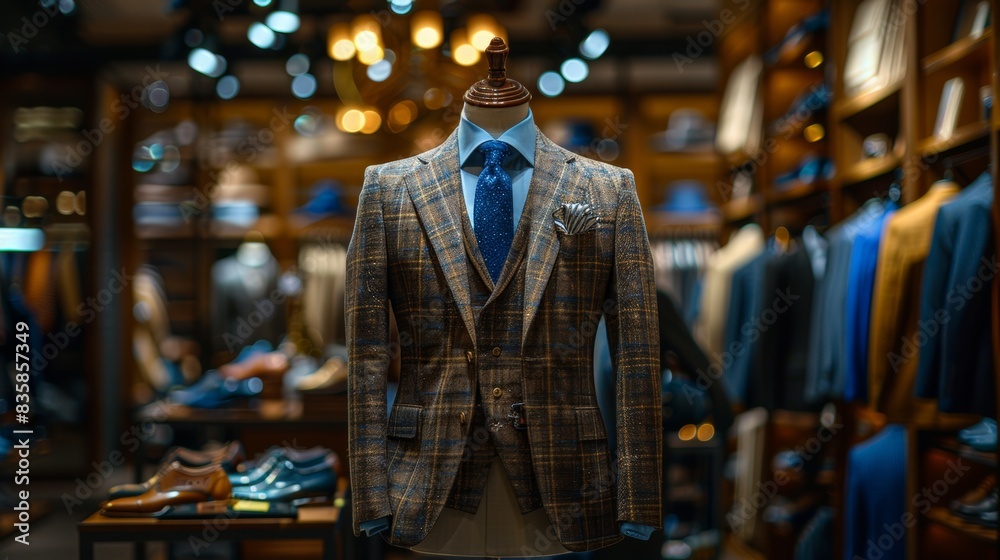 Suit on Elegant Background Suit on Elegant Background
