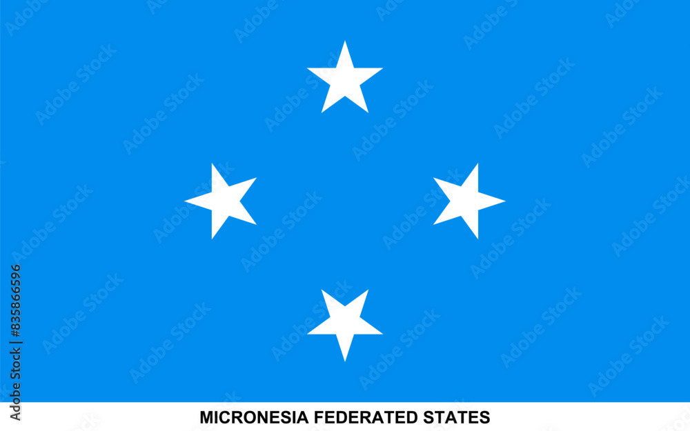 Flag of MICRONESIA FEDERATED STATES, MICRONESIA FEDERATED STATES national flag Flag of MICRONESIA FEDERATED STATES, MICRONESIA FEDERATED STATES national flag
