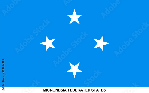 Flag of MICRONESIA FEDERATED STATES, MICRONESIA FEDERATED STATES national flag photo