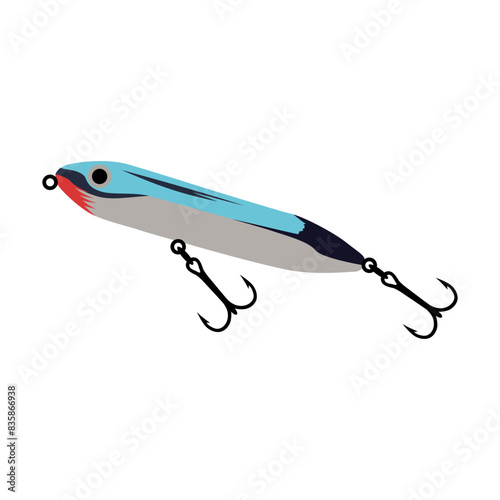 lure bait fishing illustration logo vector image t shirt
