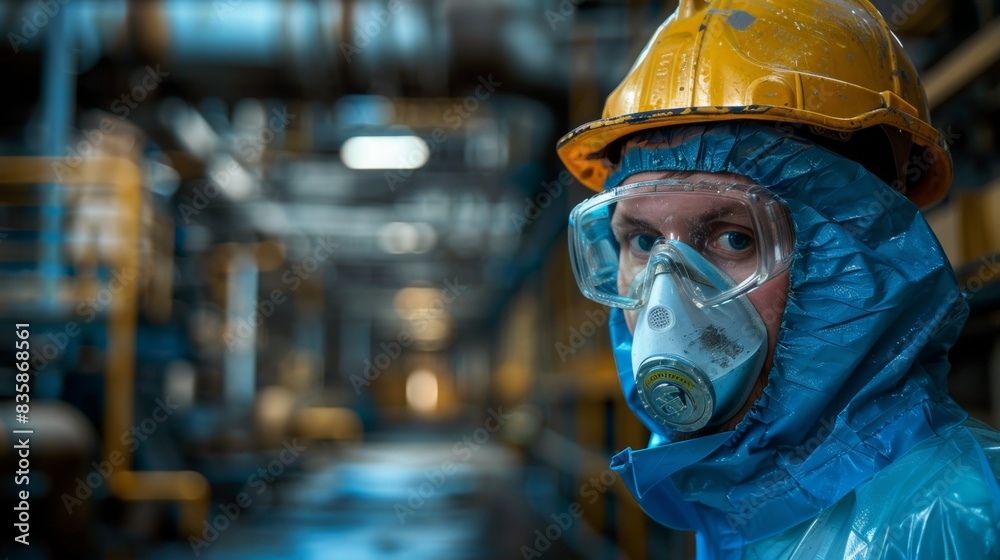 Worker in Protective Equipment Worker in Protective Equipment