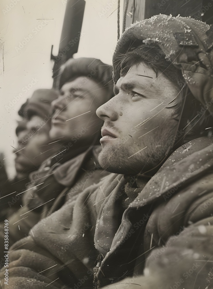 American soldiers during World War II