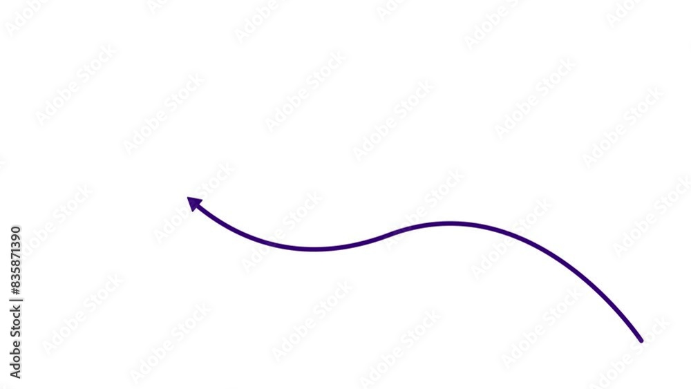 Abstract arrow growth up and down business icon animation on background Abstract arrow growth up and down business icon animation on background