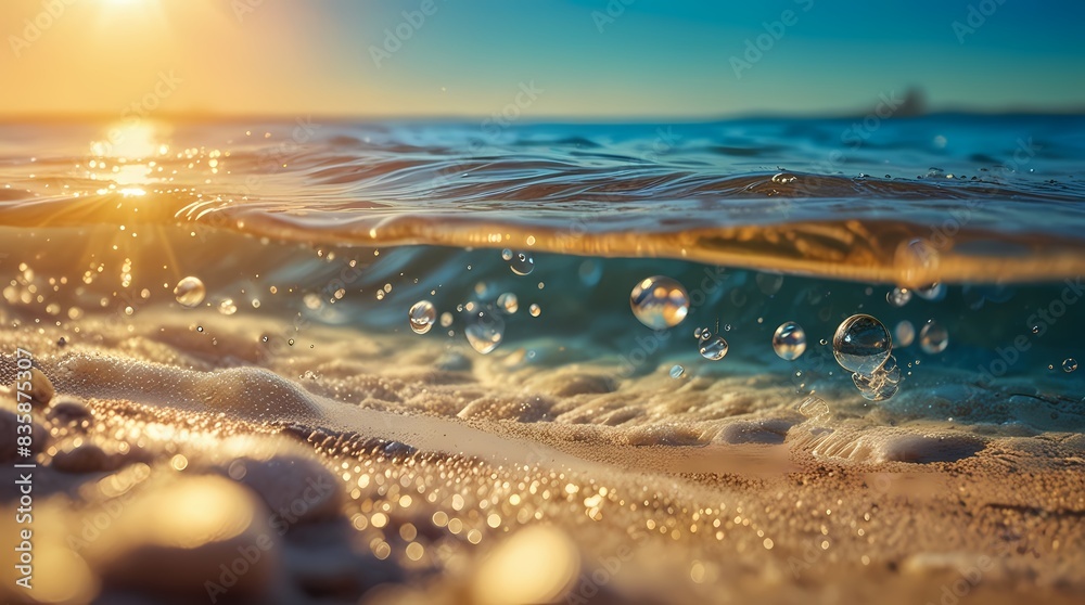 Obraz premium wave splash