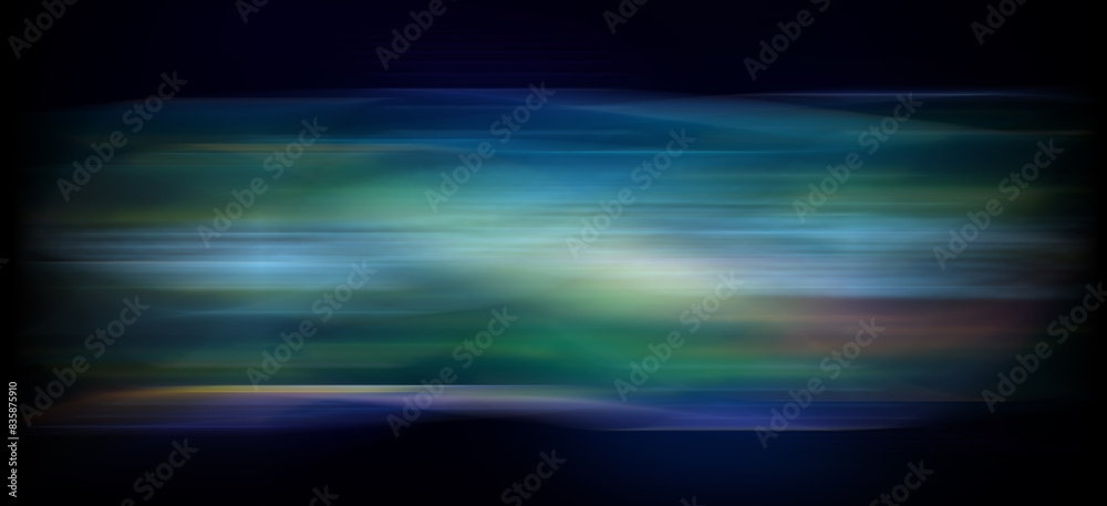 Abstract light trails on the dark background Abstract light trails on the dark background