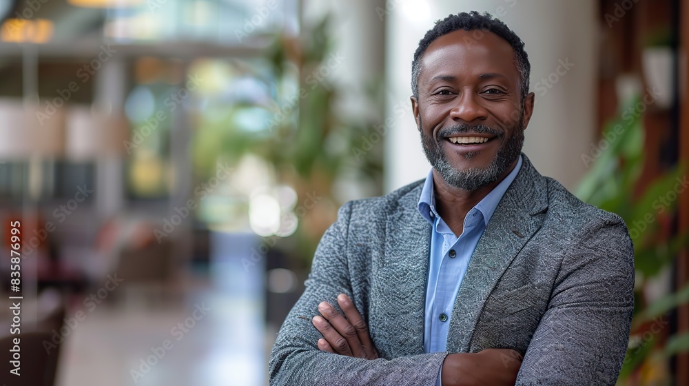 successful smiling cheerful african american businessman executive stylish company leader .stock photo successful smiling cheerful african american businessman executive stylish company leader .stock photo