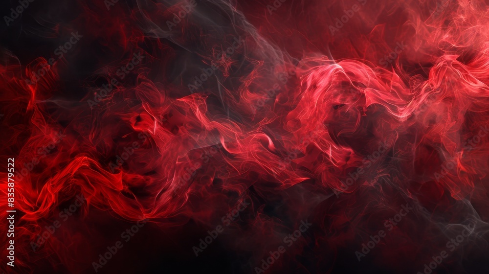 Abstract red smoke on a black background Abstract red smoke on a black background