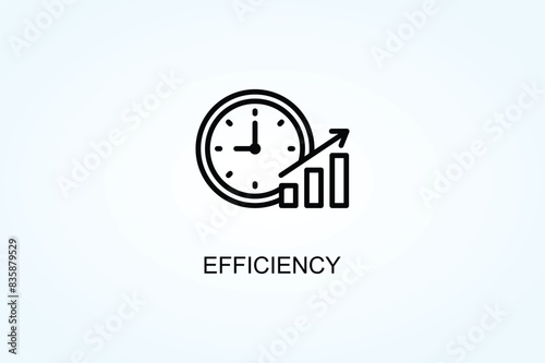 Efficiency Vector  Or Logo Sign Symbol Illustration