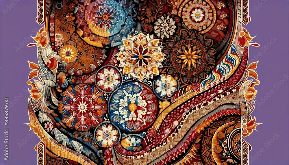 custom made wallpaper toronto digitalBatik Indonesian Fabric