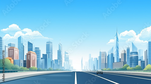 road in the city