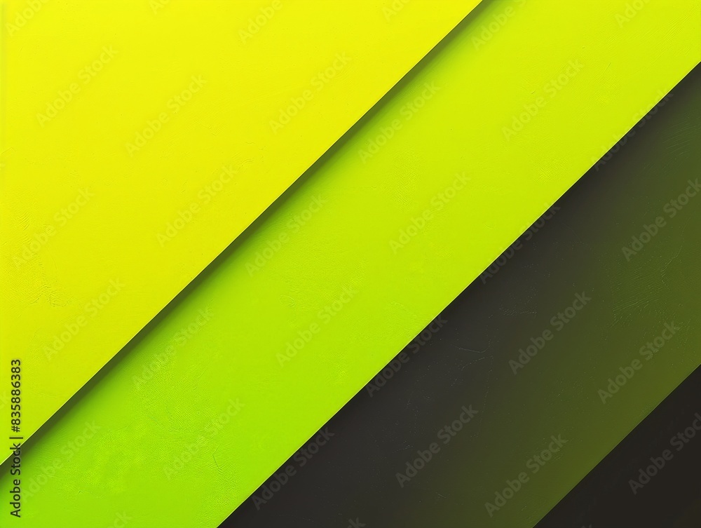 Abstract Diagonal Gradient Background With Lime, Black, and Yellow Colors