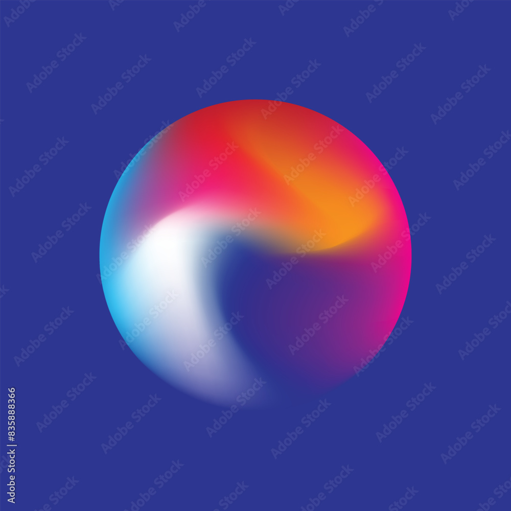 Abstract Posters Trendy Fluid Gradient Abstract Posters Trendy Fluid Gradient