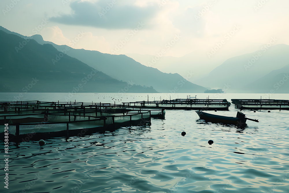 fish breeding, creation of a harmonious scene of modern aquaculture and methods of sustainable agriculture
fish breeding, creation of a harmonious scene of modern aquaculture and methods of sustainable agriculture
