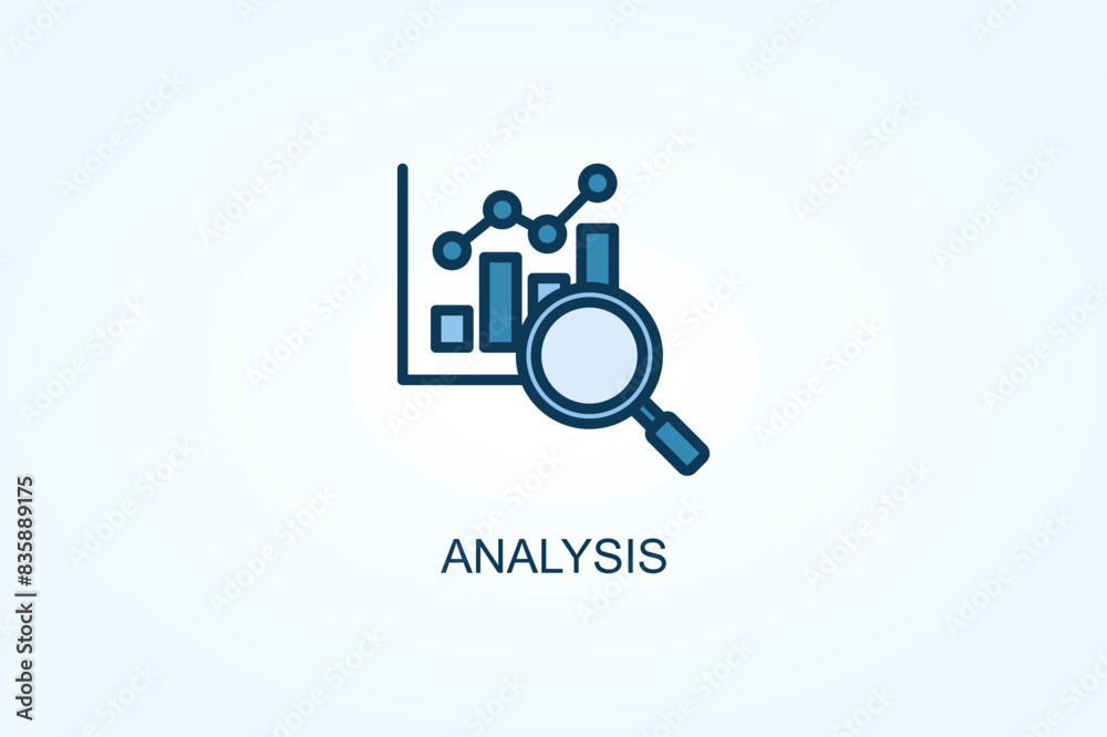 Analysis vector or logo sign symbol illustration Analysis vector or logo sign symbol illustration