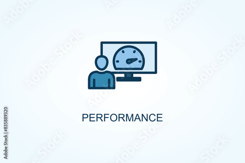 Performance vector  or logo sign symbol illustration