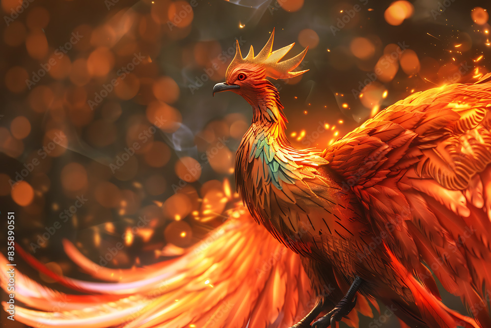 the magical flaming Phoenix bird. who rose from the ashes
the magical flaming Phoenix bird. who rose from the ashes