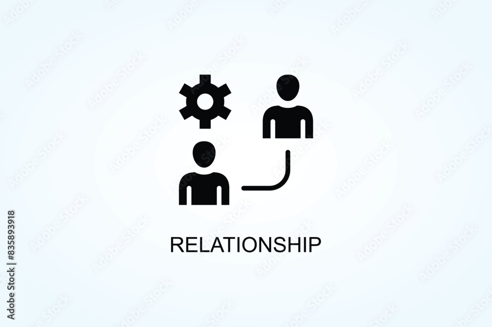 Relationship Vector  Or Logo Sign Symbol Illustration