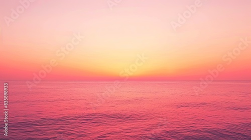 A beautiful gradient background transitioning from deep orange to soft pink.