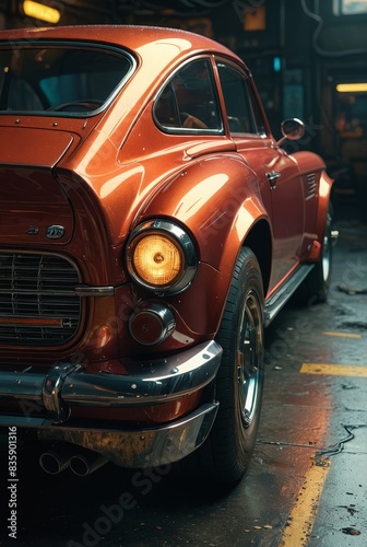 Classic Car Rear View