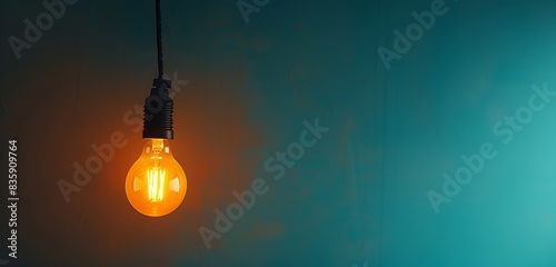 Bulb's brilliance enhances solid backgrounds, cycling through shades from Alabaster to Azure.