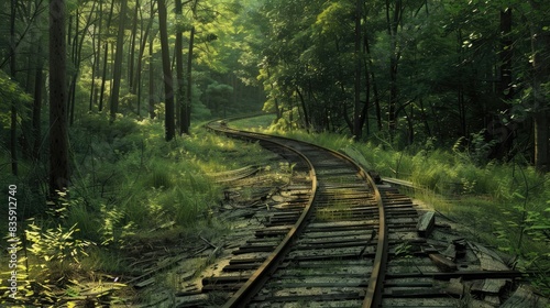 Shargan s twisting train tracks photo