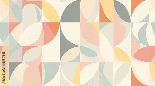 Wallpaper Mural Seamless Abstract Geometric Pattern Background Torontodigital.ca