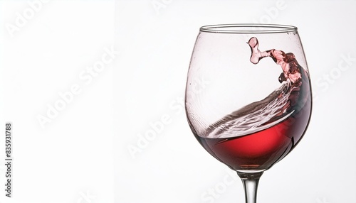 red wine in glass
