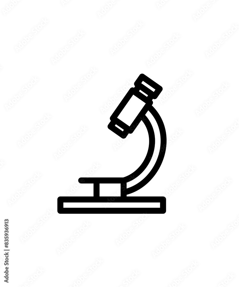 microscope isolated on white background microscope isolated on white background