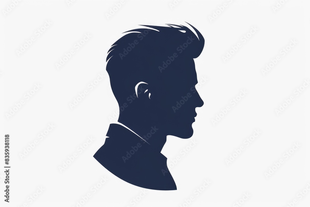 A close-up image of a person wearing a suit and tie, great for business or formal events A close-up image of a person wearing a suit and tie, great for business or formal events