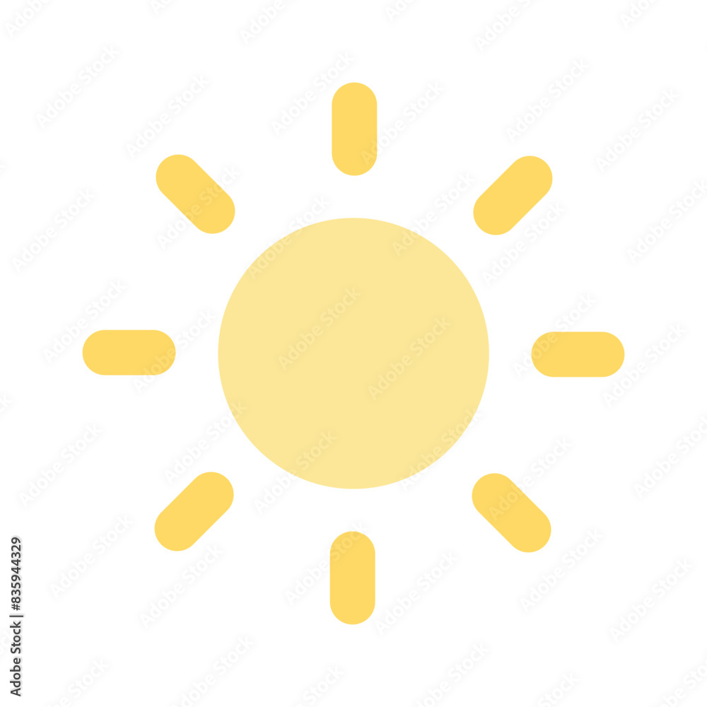 Brightness vector icon design in trendy style Brightness vector icon design in trendy style