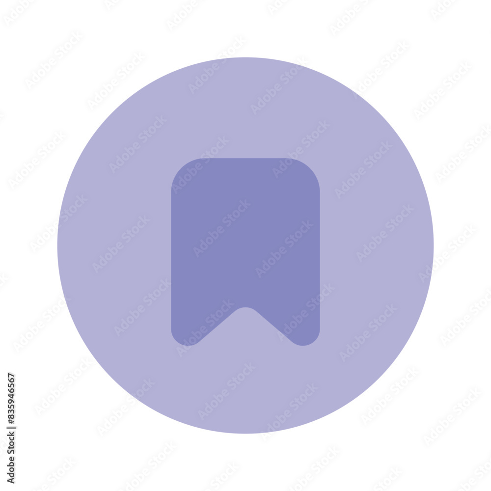 Creatively crafted icon of bookmark in editable style Creatively crafted icon of bookmark in editable style