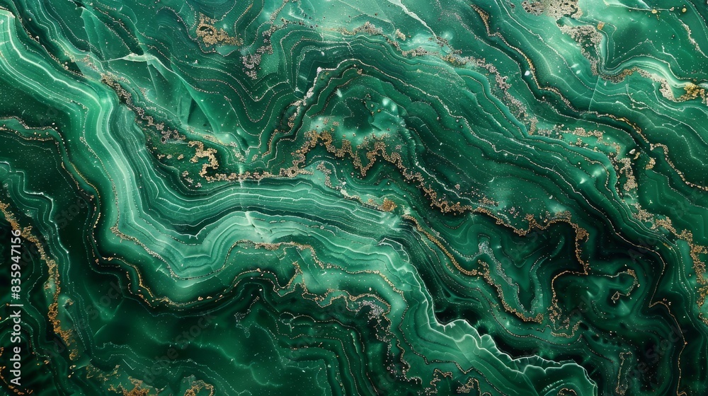 Malachite wall with green hues, bright light, organic patterns, ample copy space, Malachite wall with green hues, bright light, organic patterns, ample copy space,